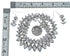Navajo Authentic Sterling Silver Necklace Earrings Set JX127044